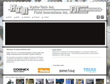 Tablet Screenshot of hydra-techinc.com